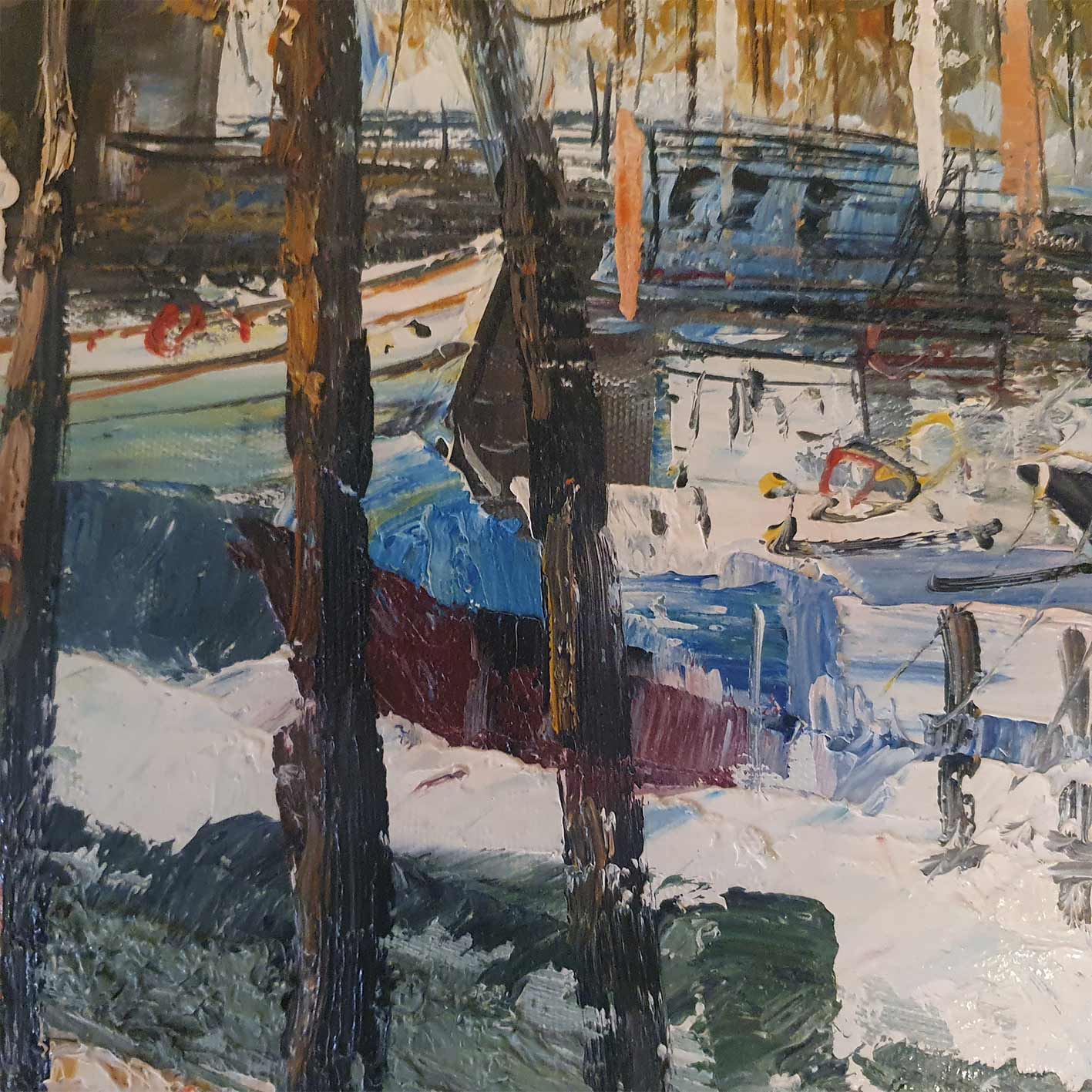 Cuadro Parque en la Ciudad 90x60 cm