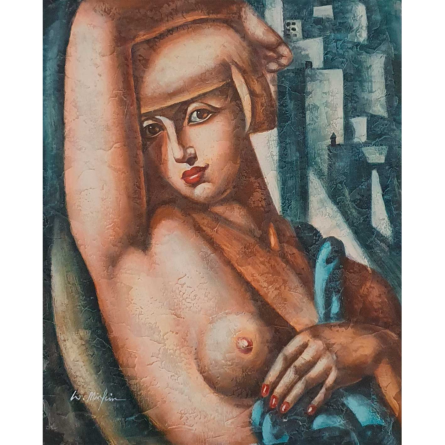 Cuadro Reproduccion Lempicka