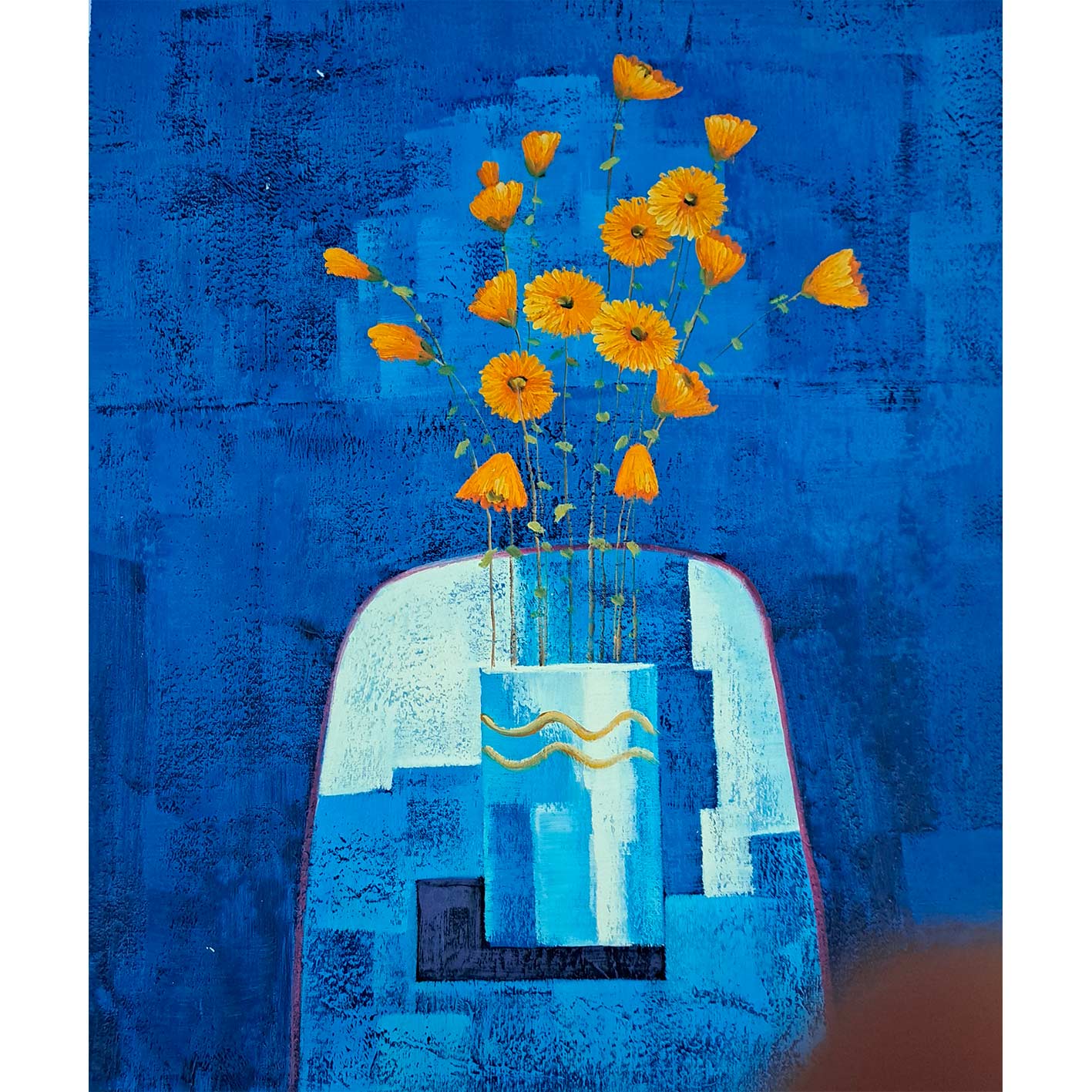 Cuadro Margaritas 50x60 cm