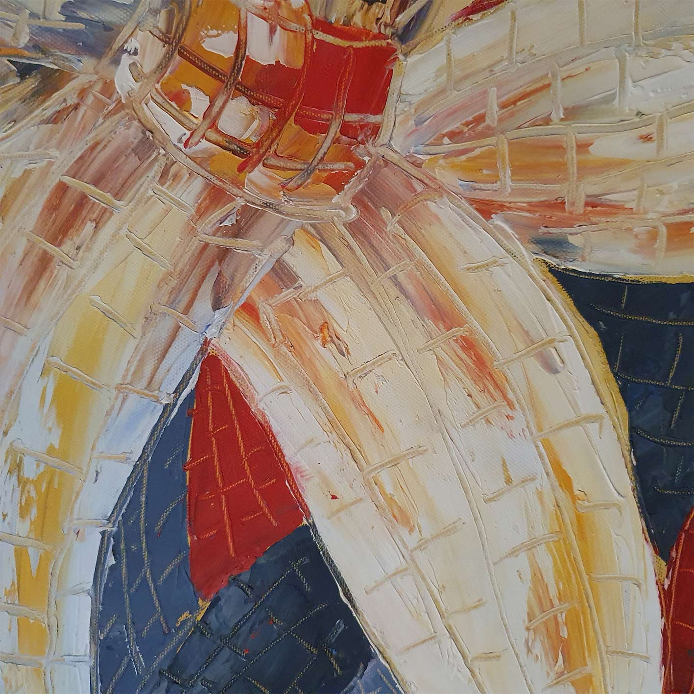 Cuadro Triptico Flores 220x50 cm