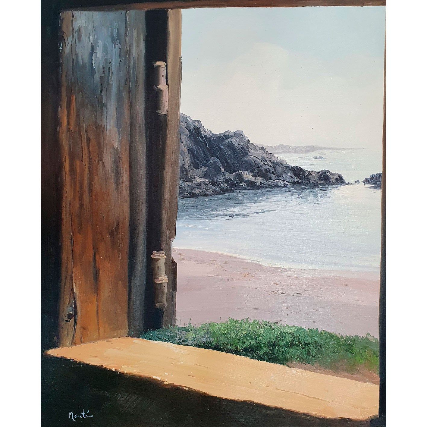 Cuadro Ventana Mar 82x102 cm