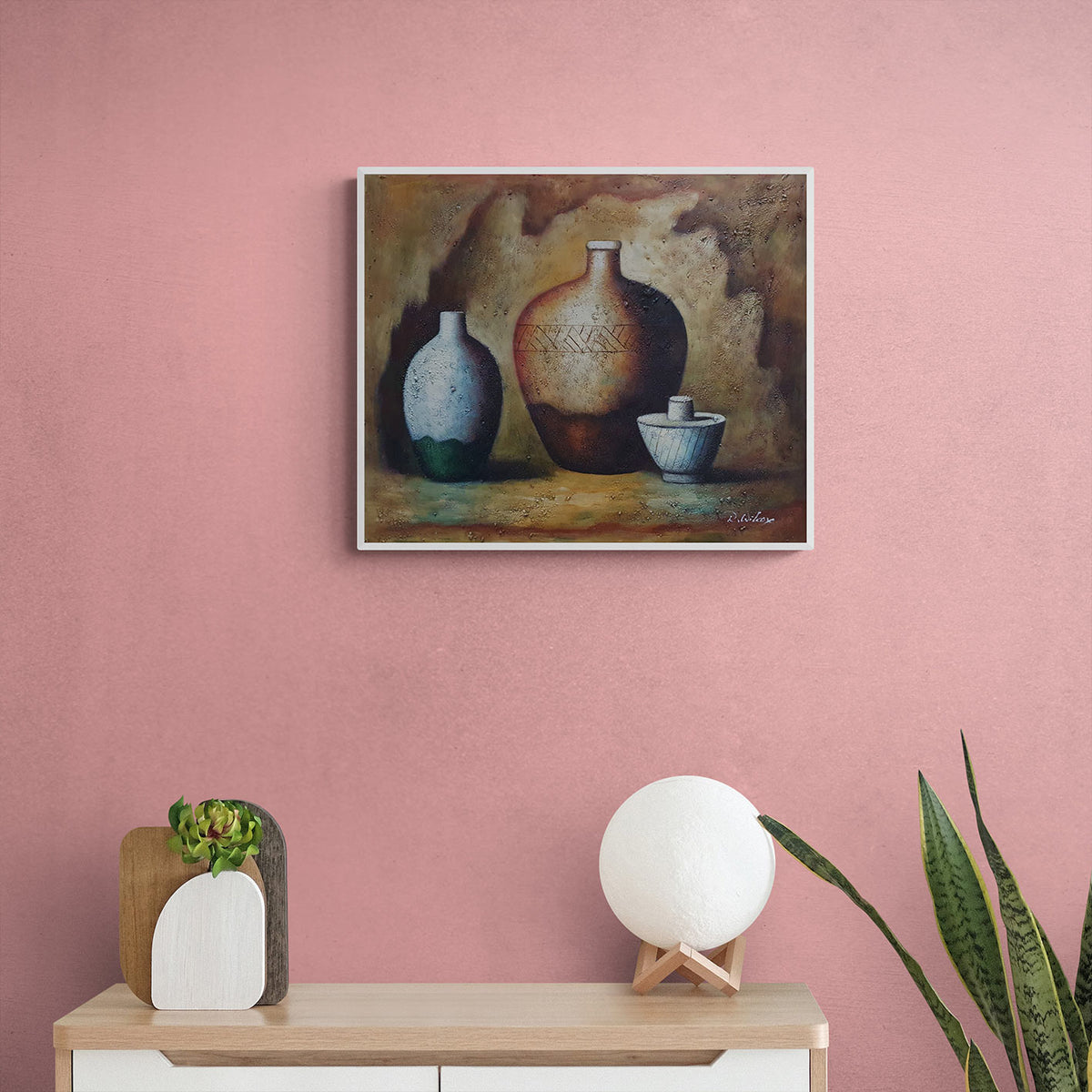Cuadro Bodegon Decorativo 60x50 cm