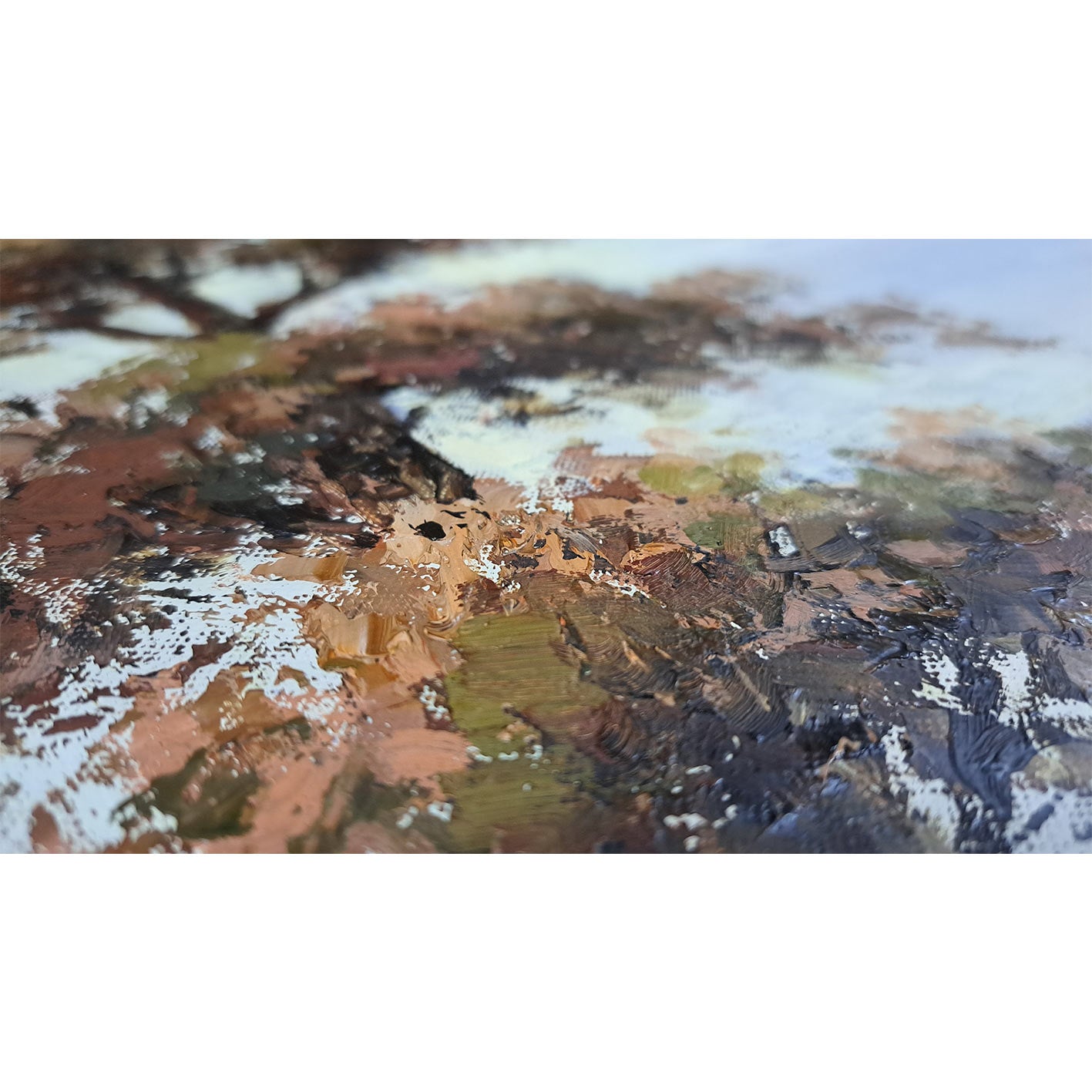 Cuadro Bosque Espatula 50x60 cm Texturas