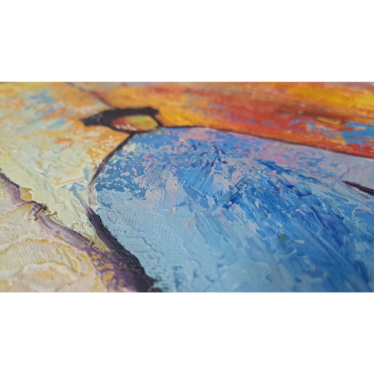 Cuadro Figuras Marcha II 90x60 cm