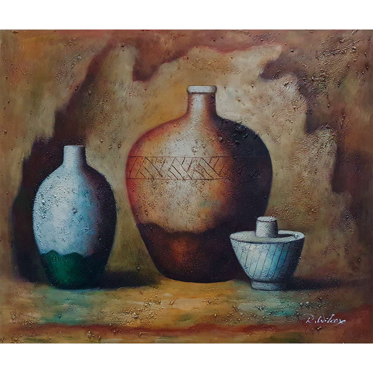 Cuadro Bodegon Decorativo 60x50 cm
