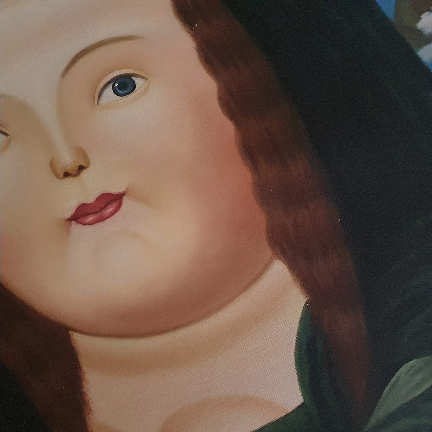 Cuadro Botero Mona Lisa 50x60 cm