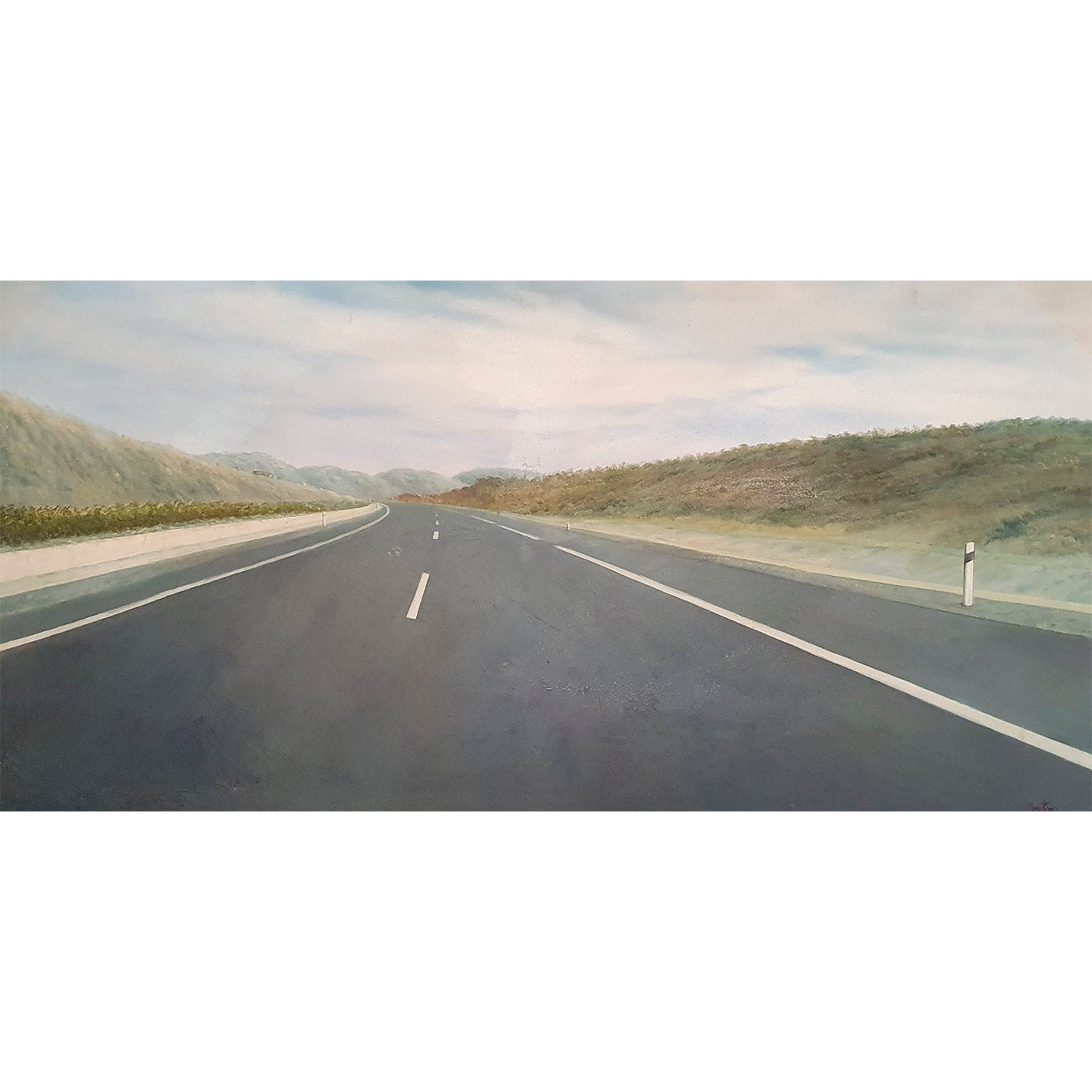 Cuadro Carretera 120x60 cm