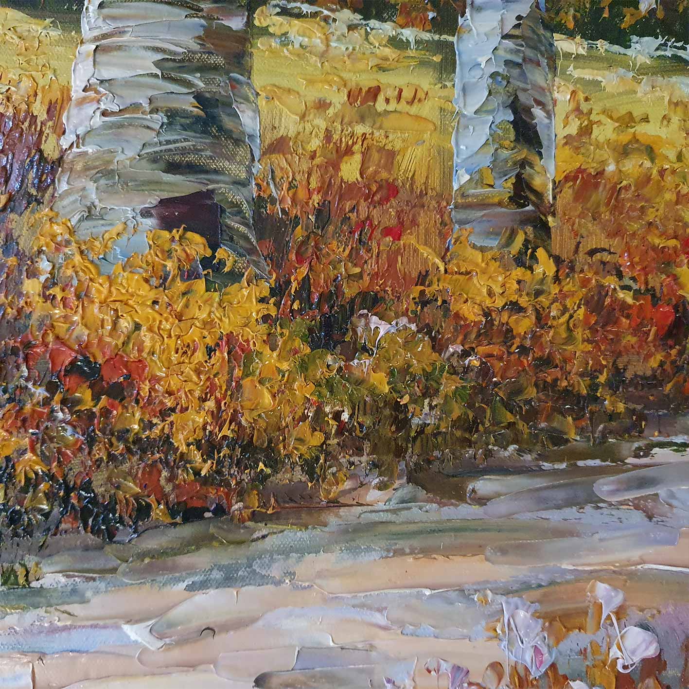 Textura de obra de arte otoñal con textura y color vibrante