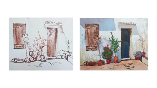 Cuadro al óleo personalizado pintado a mano sobre lienzo, obra única y original