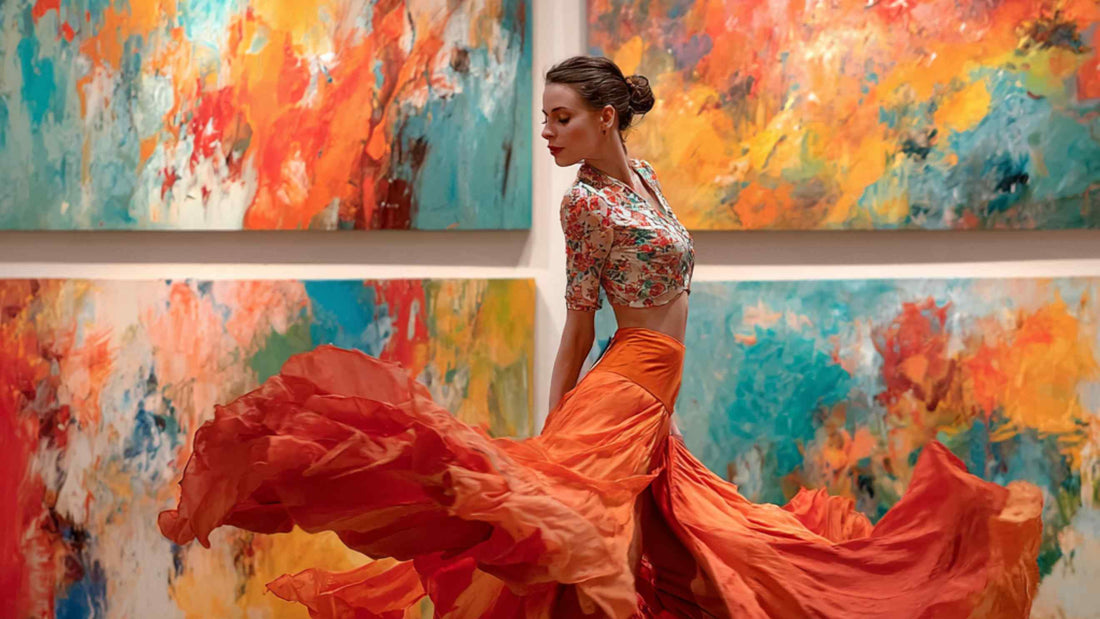 La danza del color: cuadros decorativos que evocan movimiento y ritmo