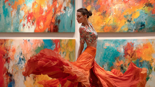 La danza del color: cuadros decorativos que evocan movimiento y ritmo