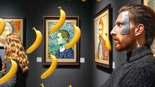 Plátano pegado a la pared: una obra de arte de 6,2 millones de dólares