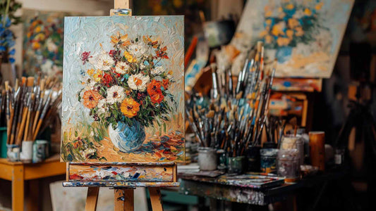 Más allá del lienzo: Un día en la vida de un pintor al óleo