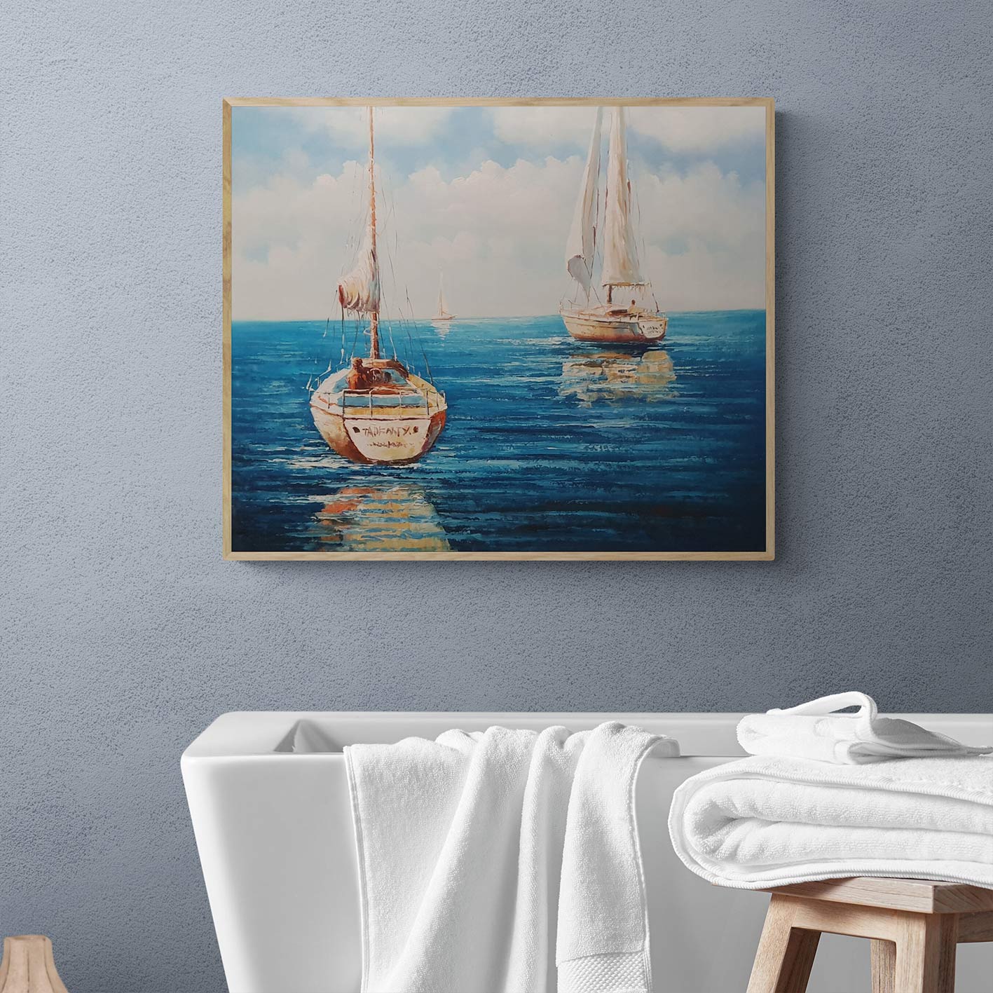 Sailing Boat Painting 