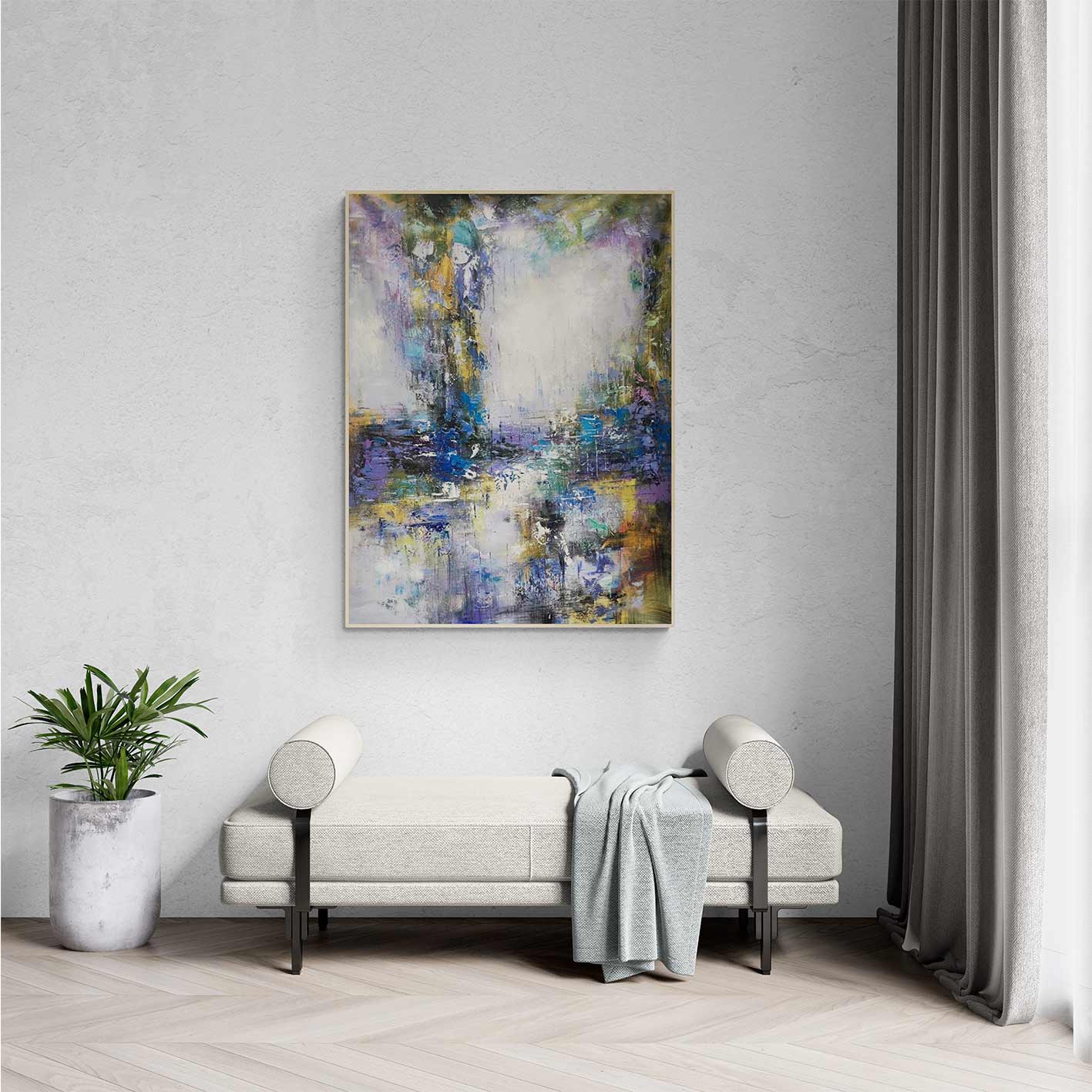 Abstract Painting Remix 90x120 cm