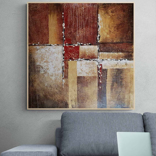 Relinta Abstraktes Gemälde 80x80 cm