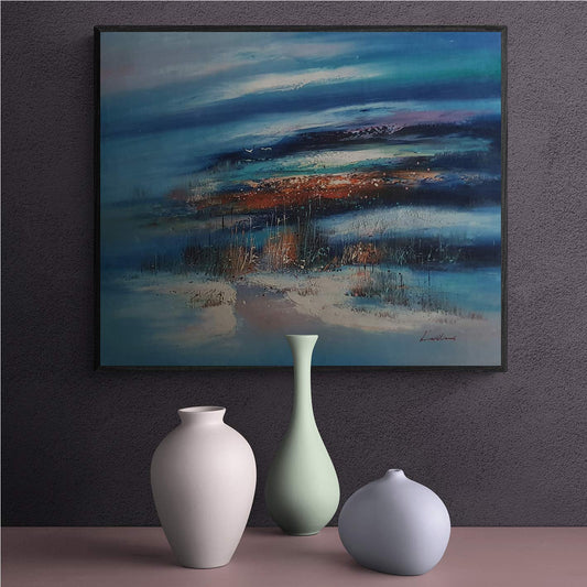 Abstract Marine Painting 50x60 cm