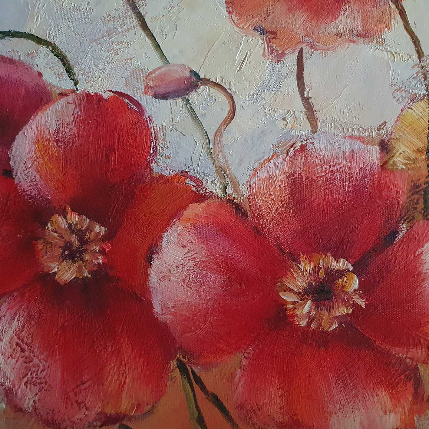 Frühlings-Diptychon-Gemälde 50X60 cm [2 Stück]
