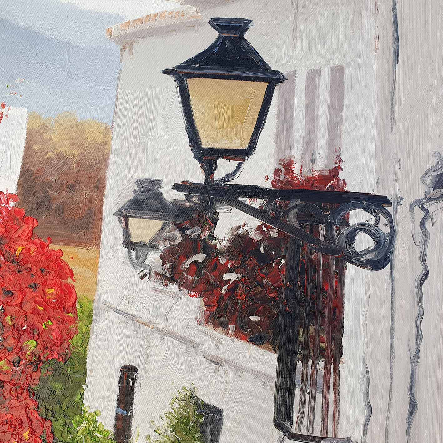 Andalusian Village painting 82x101 cm