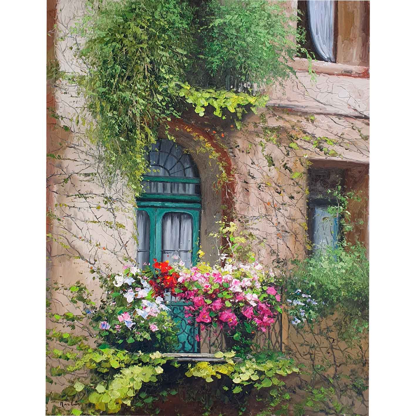 Royal Window Painting 80x120 cm