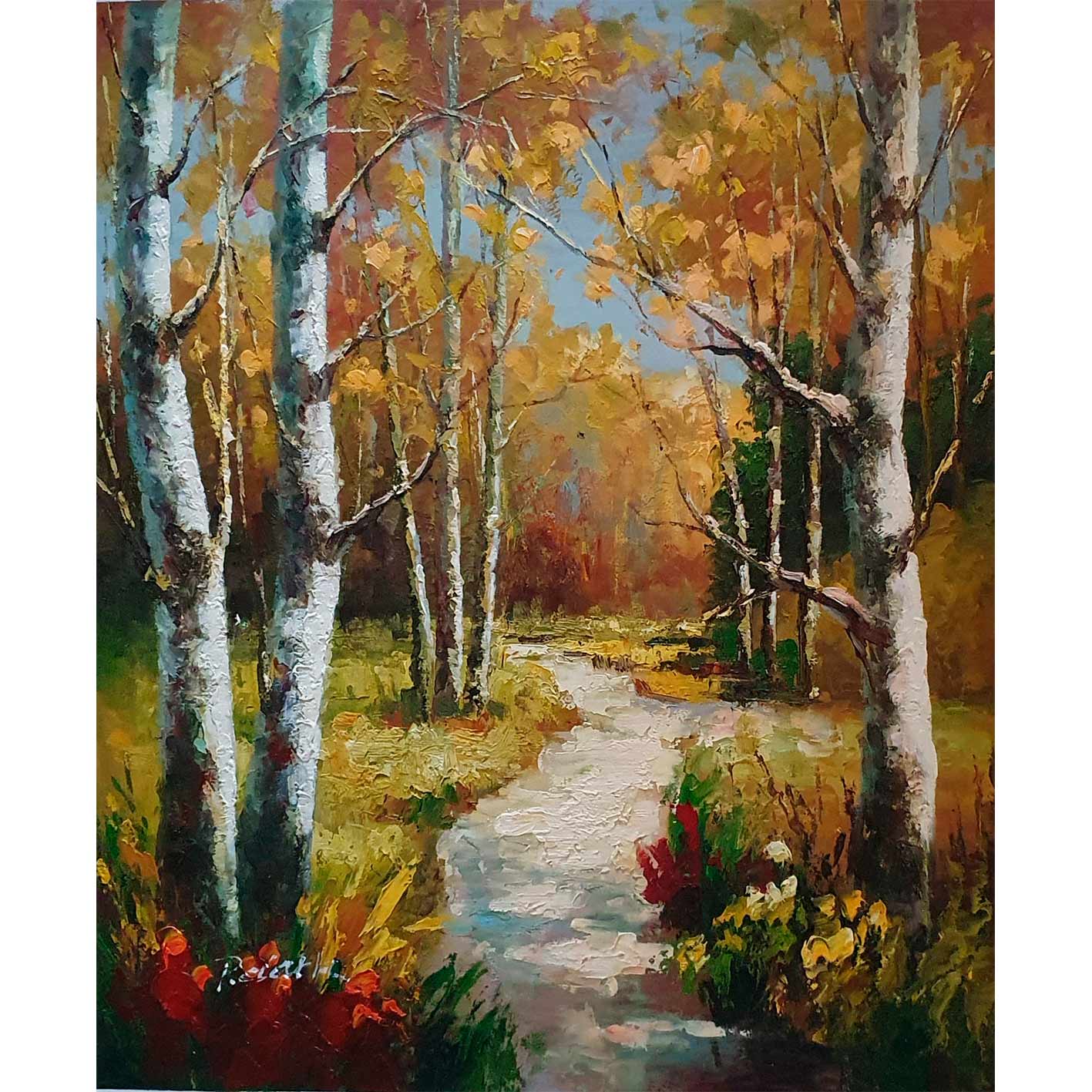 Forest Triptych Painting 50x60 cm [3 pieces]