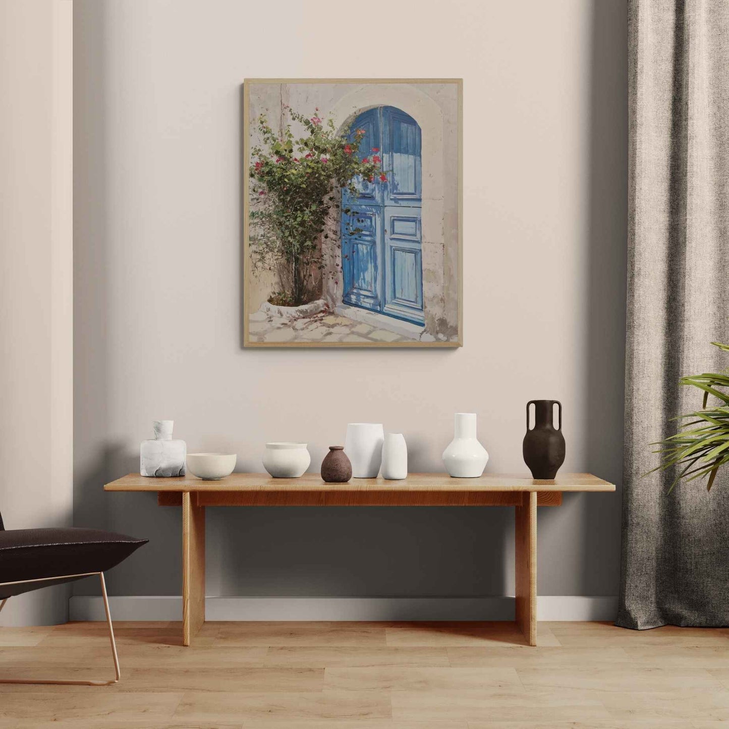Cuadro al Óleo La Puerta de Nuestra Abuela Pintado a Mano 80x100 cm