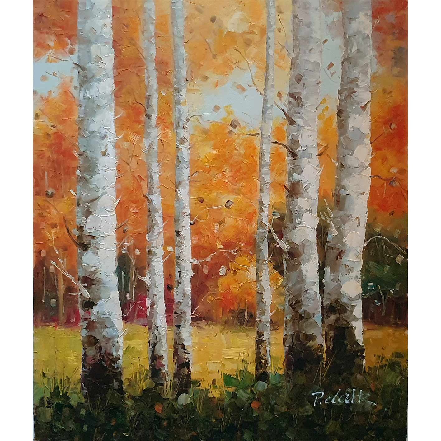 Forest Triptych Painting 50x60 cm [3 pieces]