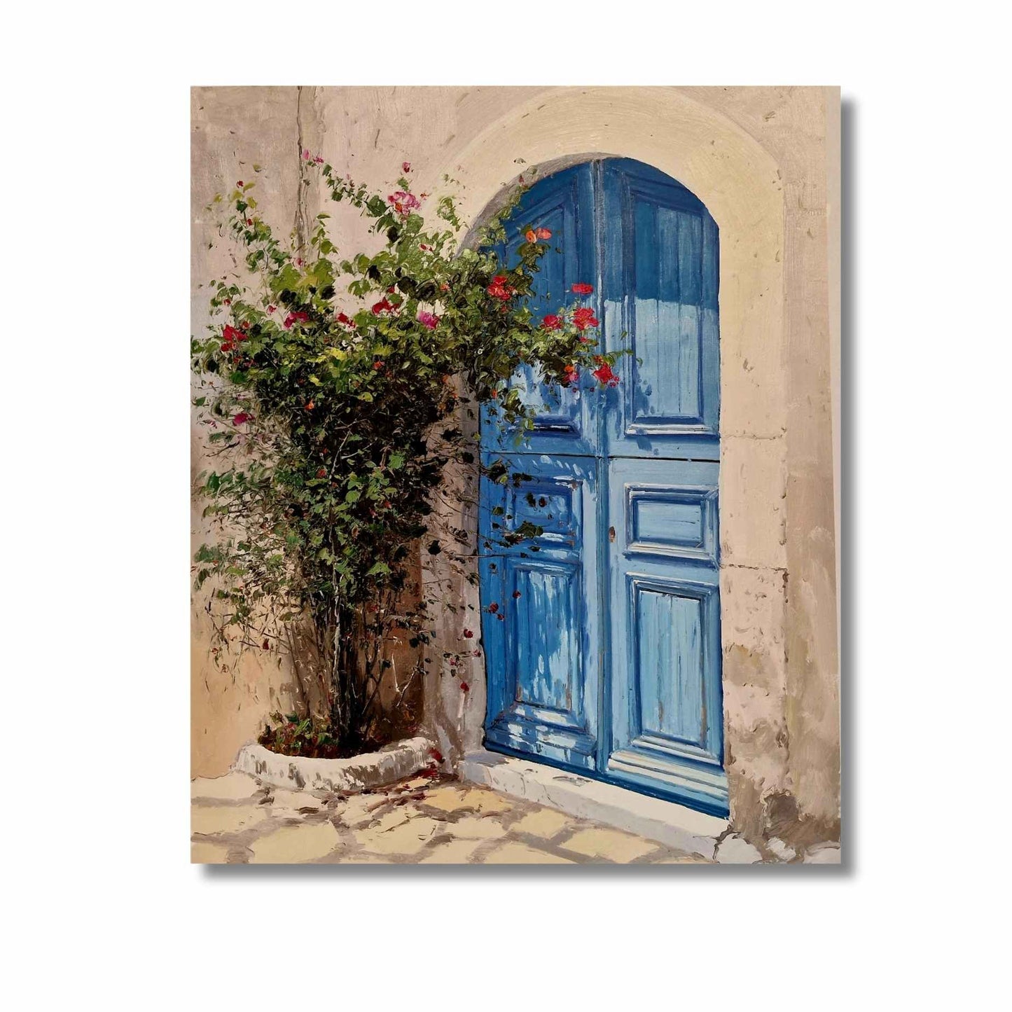 Cuadro al Óleo La Puerta de Nuestra Abuela Pintado a Mano 80x100 cm