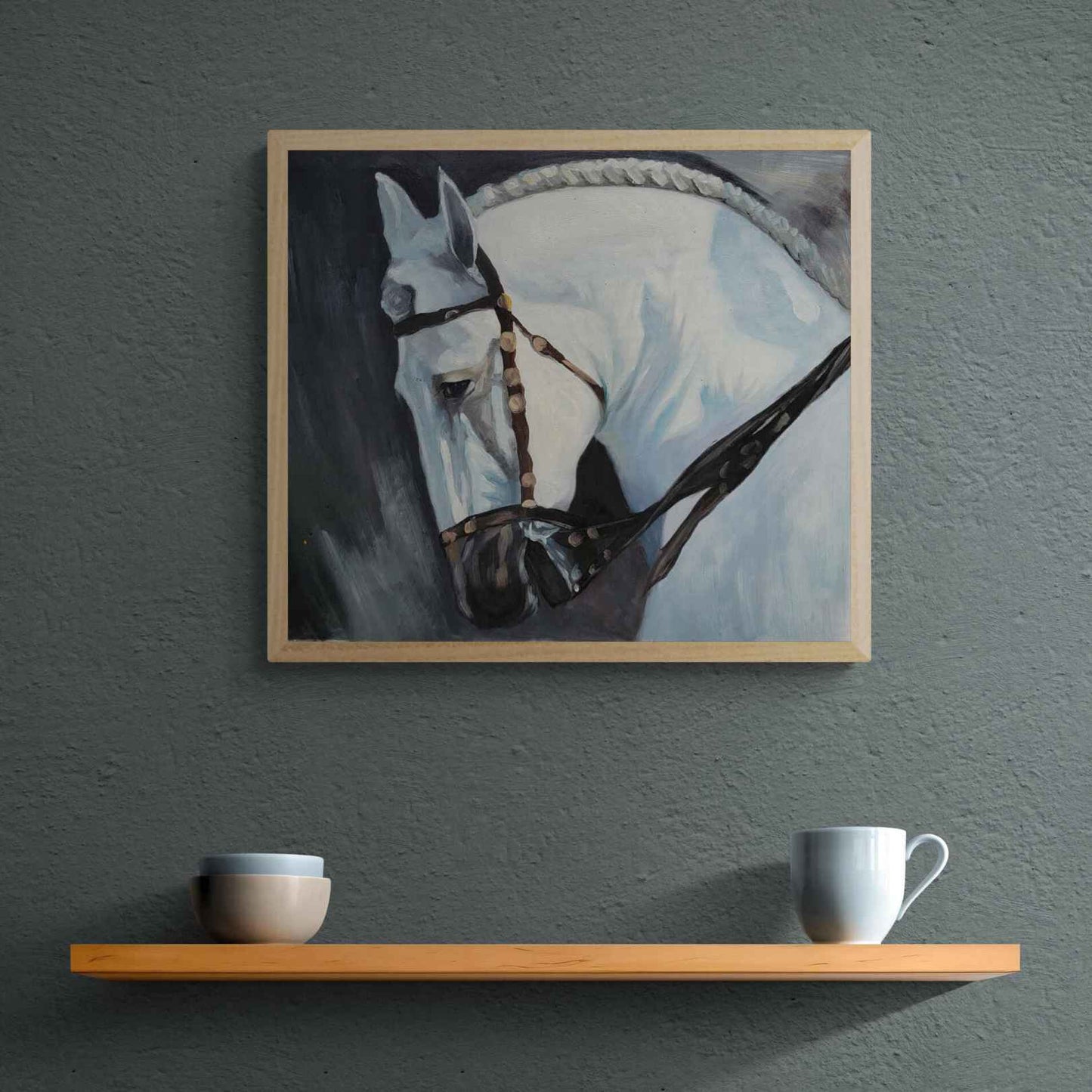 Original Horse Painting III 55x48 cm