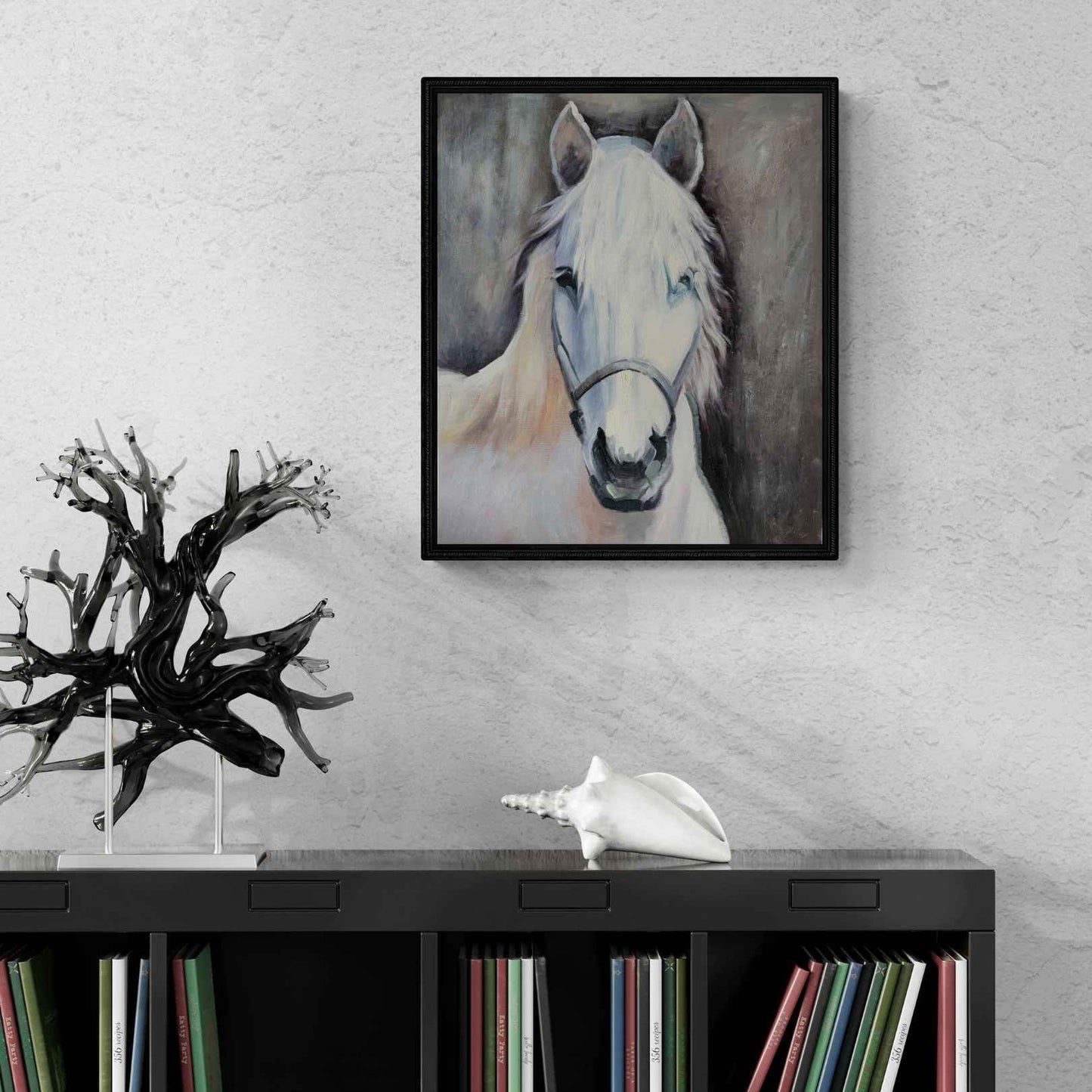 Original Horse painting 46x55 cm
