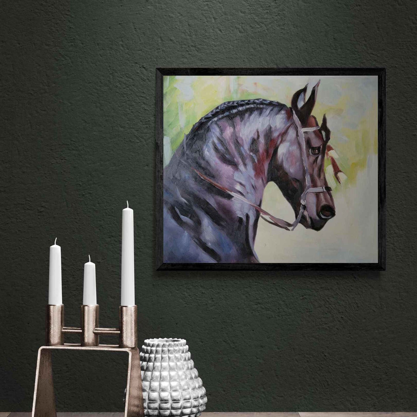 Original Horse Painting II 55x48 cm