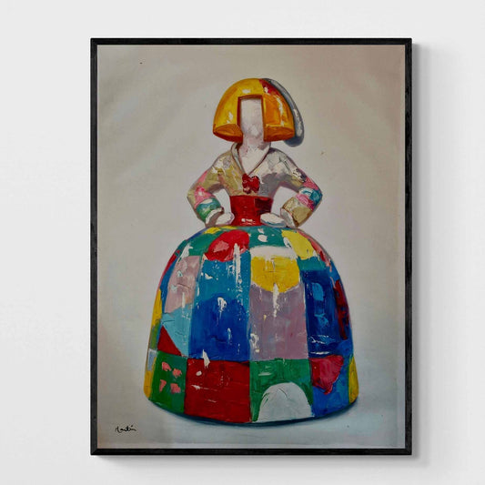 Menina Red Madrid 120x90 cm