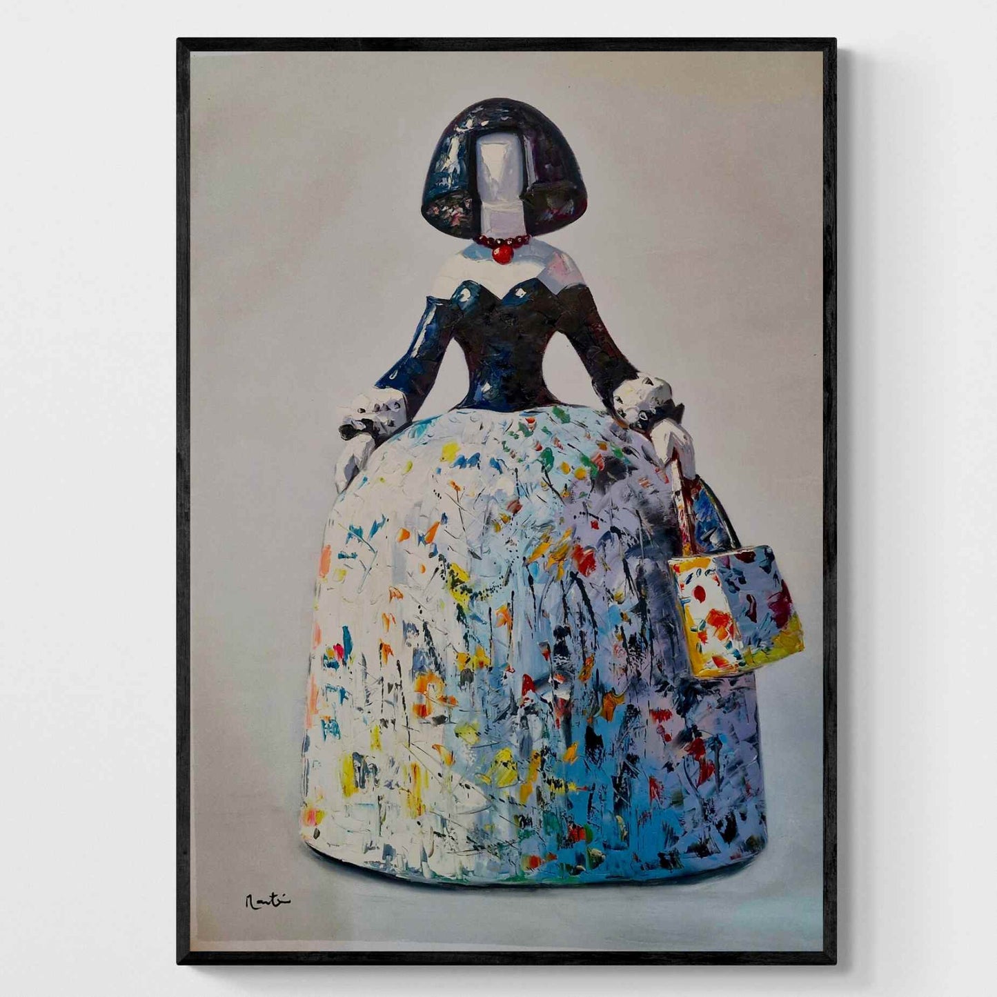 Menina Love Madrid  120x90 cm