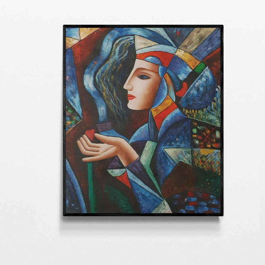 Cubism Style Painting 60x50 cm