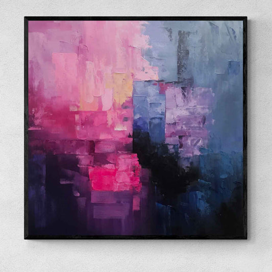 Mix abstraktes Gemälde 100x100 cm