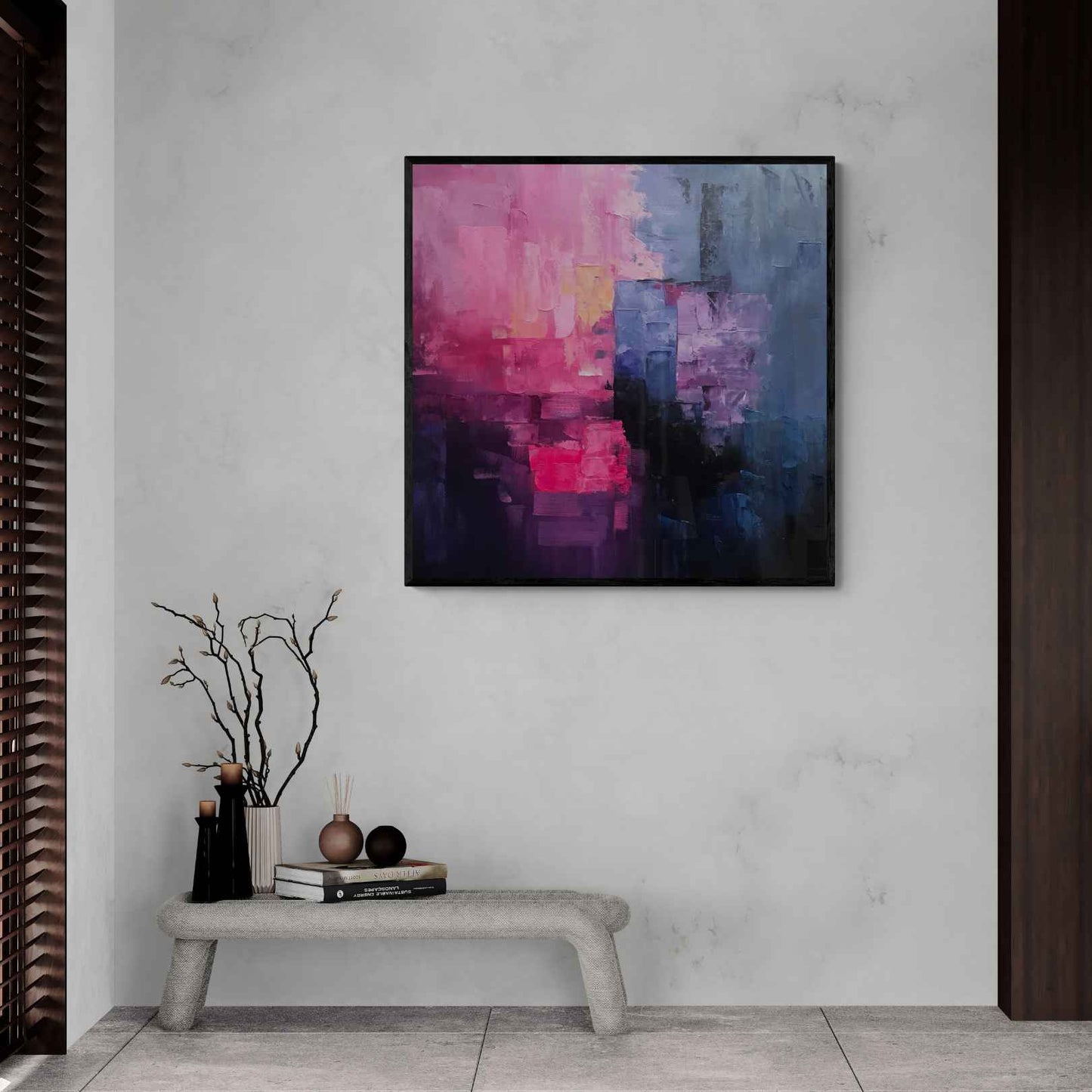 Mix Abstract Painting 100x100 cm