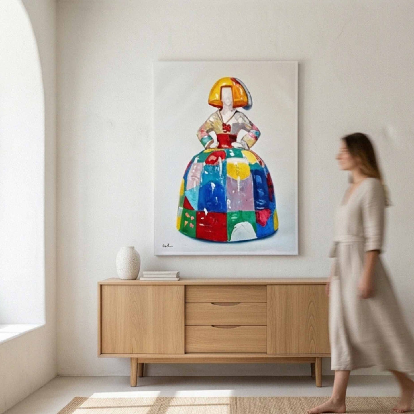 Cuadro Menina Madrid  120x90 cm