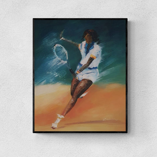 Painting Playing Tennis 60x50 cm