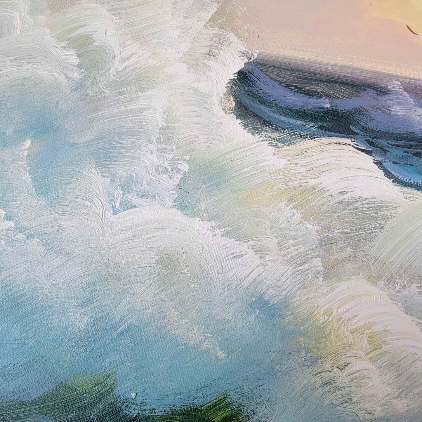 Meereswellen-Malerei
