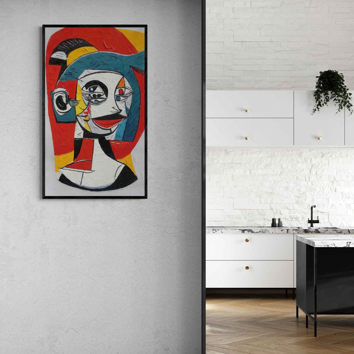 Picasso painting Face 120x72 cm