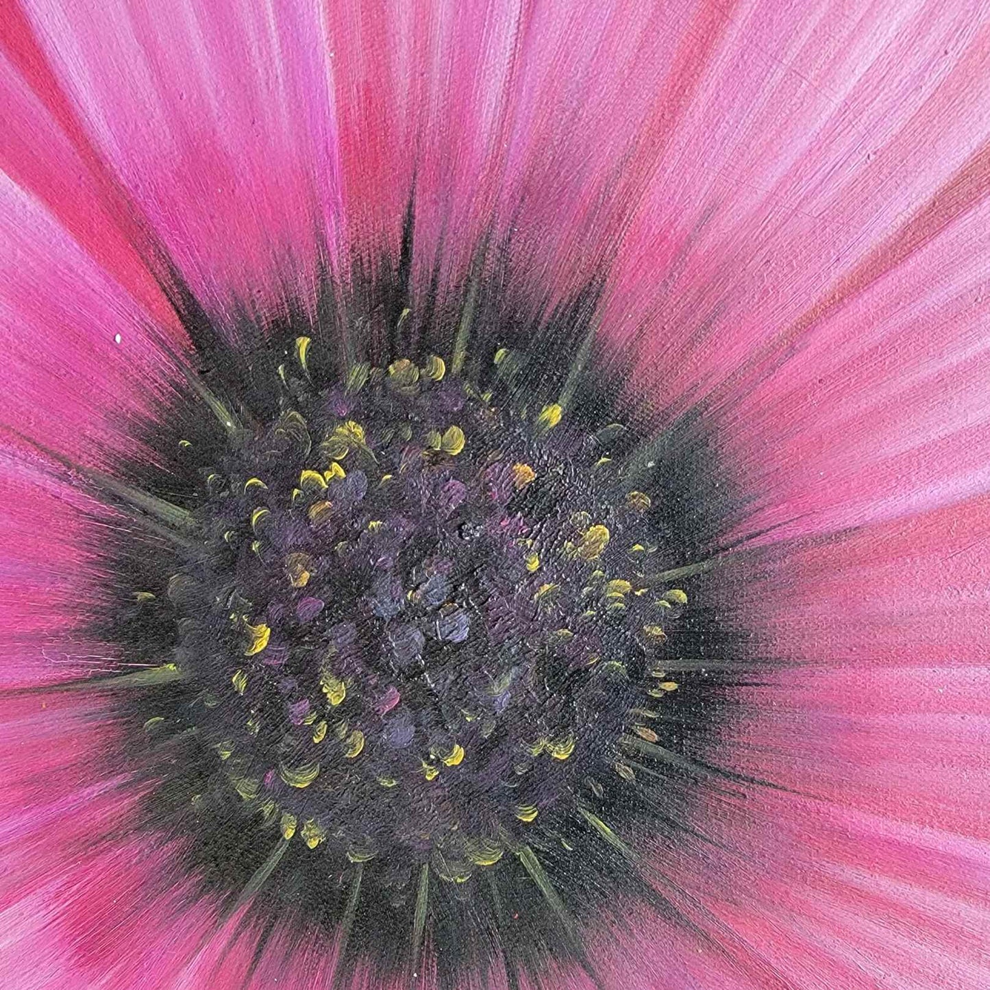 Original Blumengemälde II 70x70 cm [2 Stück]