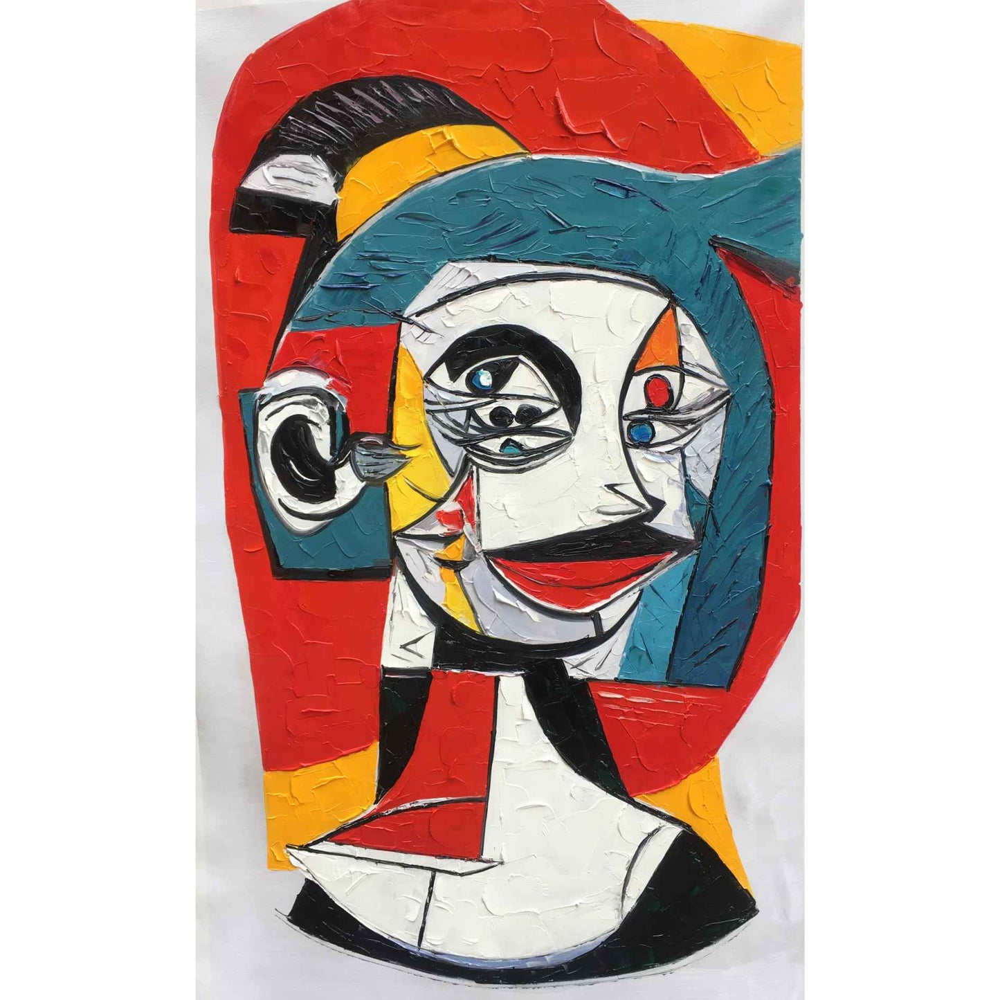 Picasso-Gemälde Gesicht 120x72 cm