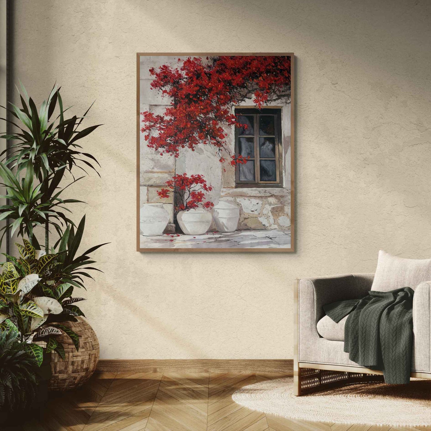 Arte mediterraneo para decoracion de interiores