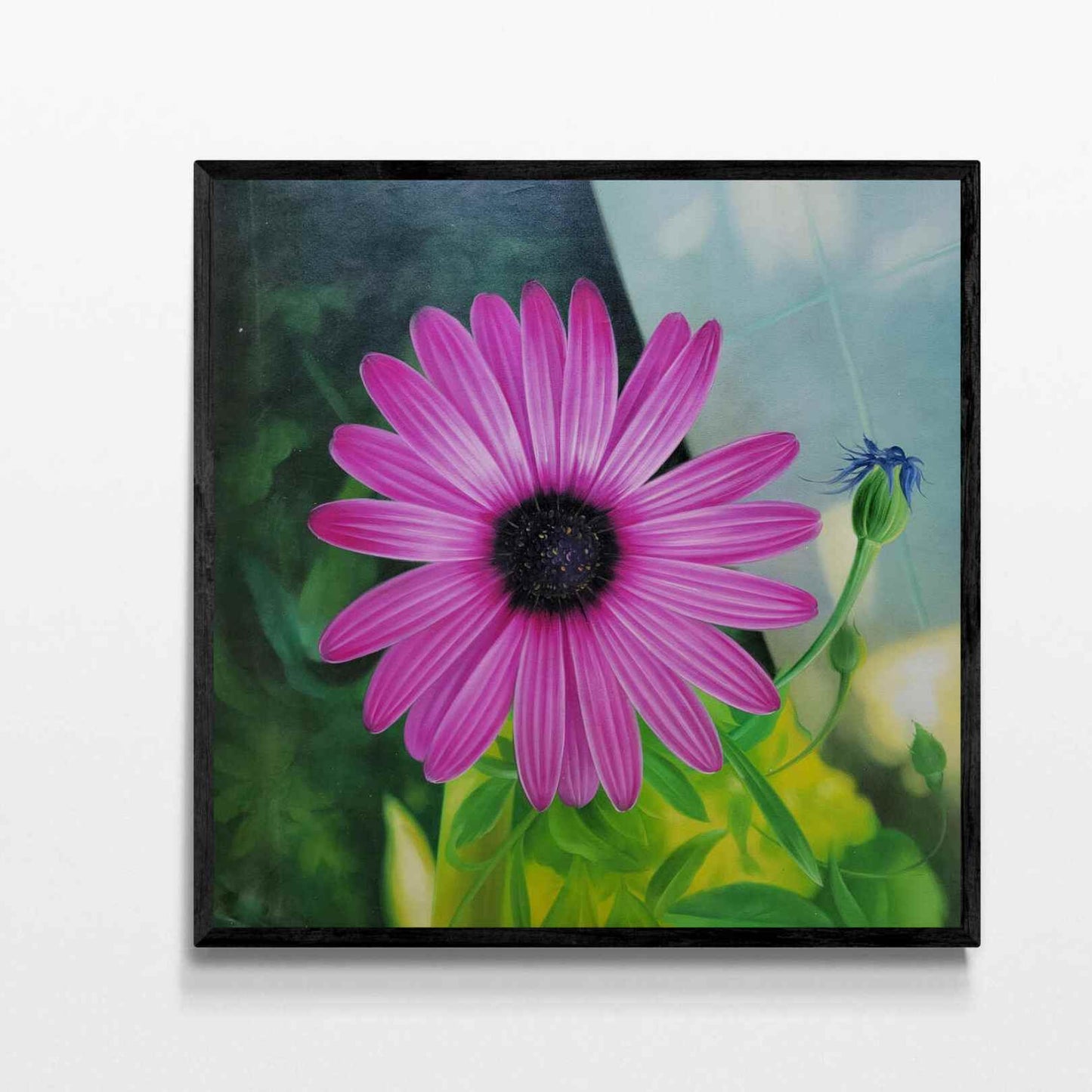 Cuadro Flor Original I  70x70 cm