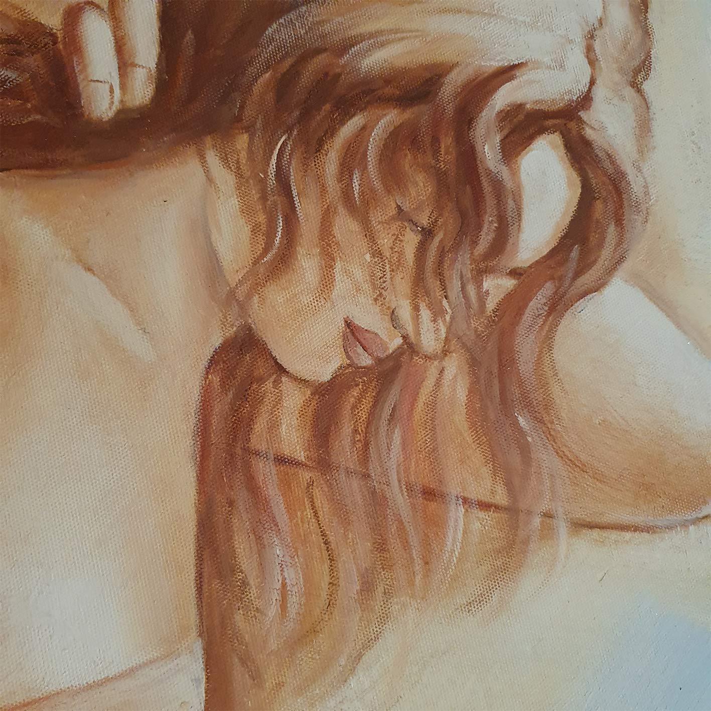 Cuadro Mujer Prenda 60x90 cm