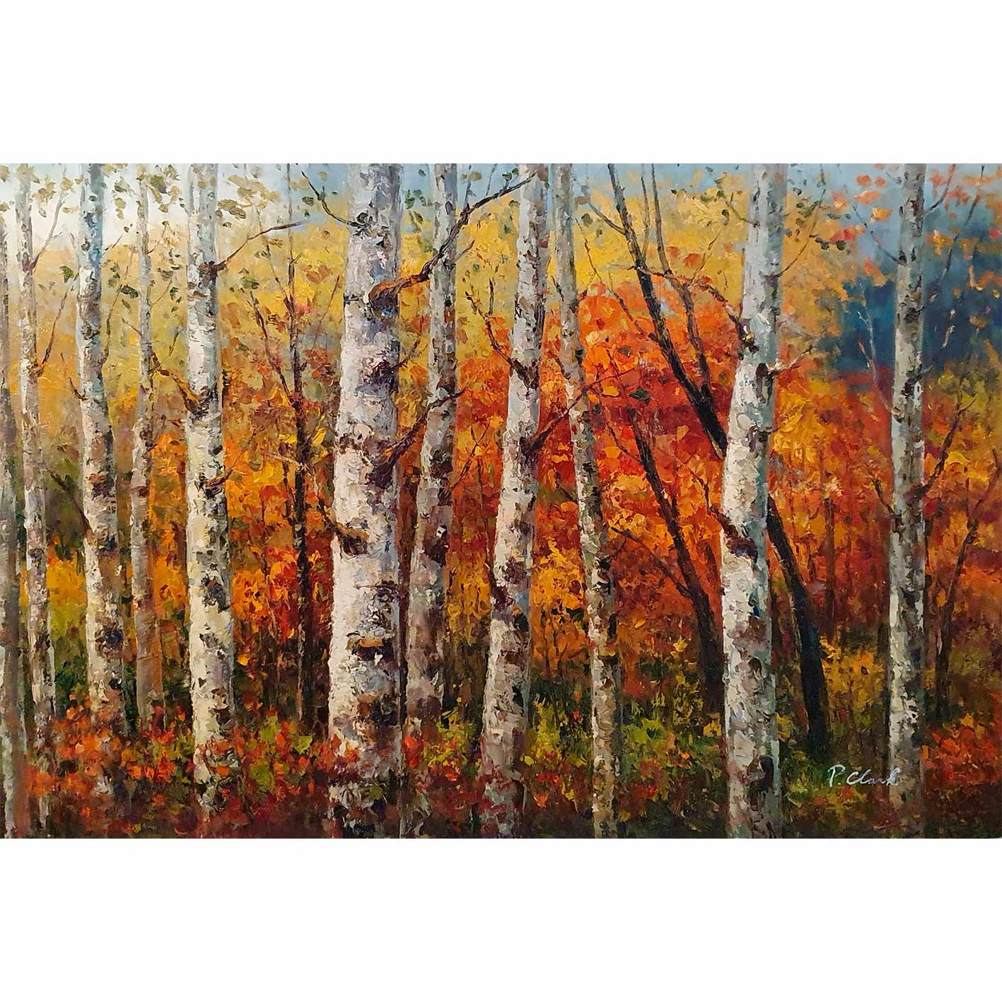 Cuadro Bosque Estilo  90x60 cm