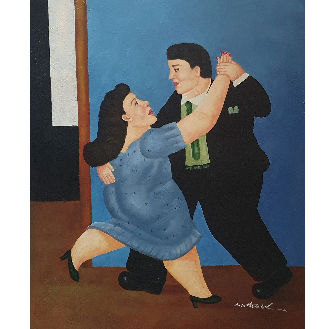 Cuadro Triptico Botero 50x60 cm [3 piezas]