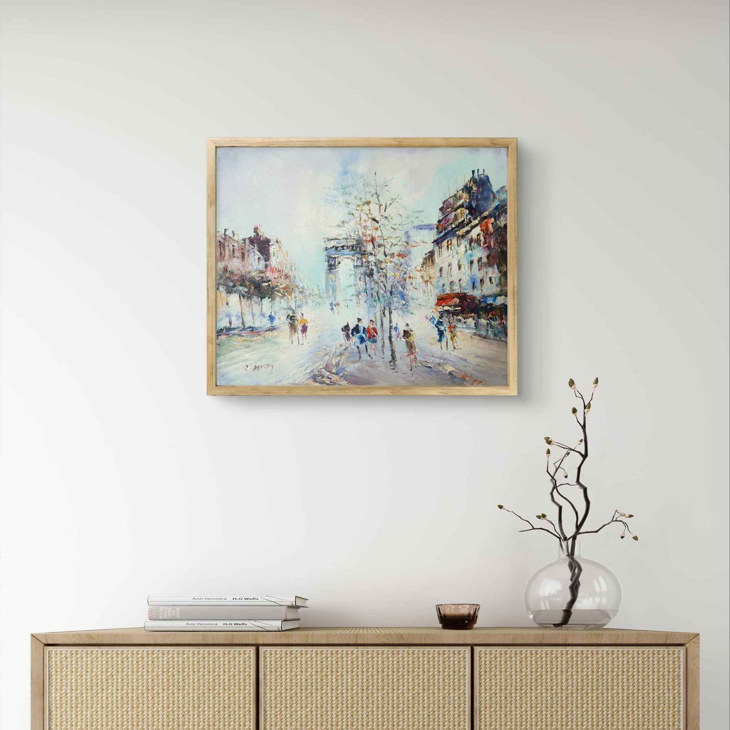 Cuadro de la ciudad de París, ideal para despachos y negocios modernos y elegantes