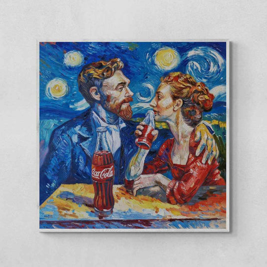 Cuadro Van Gogh Moderno 90x90 cm