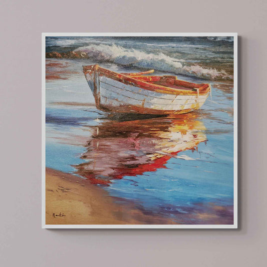 Pintura premium sobre lienzo con temática marítima